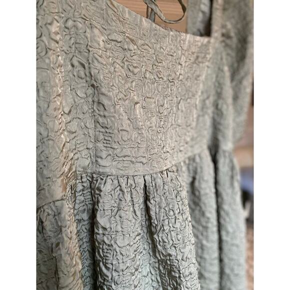 NWTs Impressions Mini Dress Metallic Glam  Summer Party Wedding Resort Cruise - Picture 6 of 10